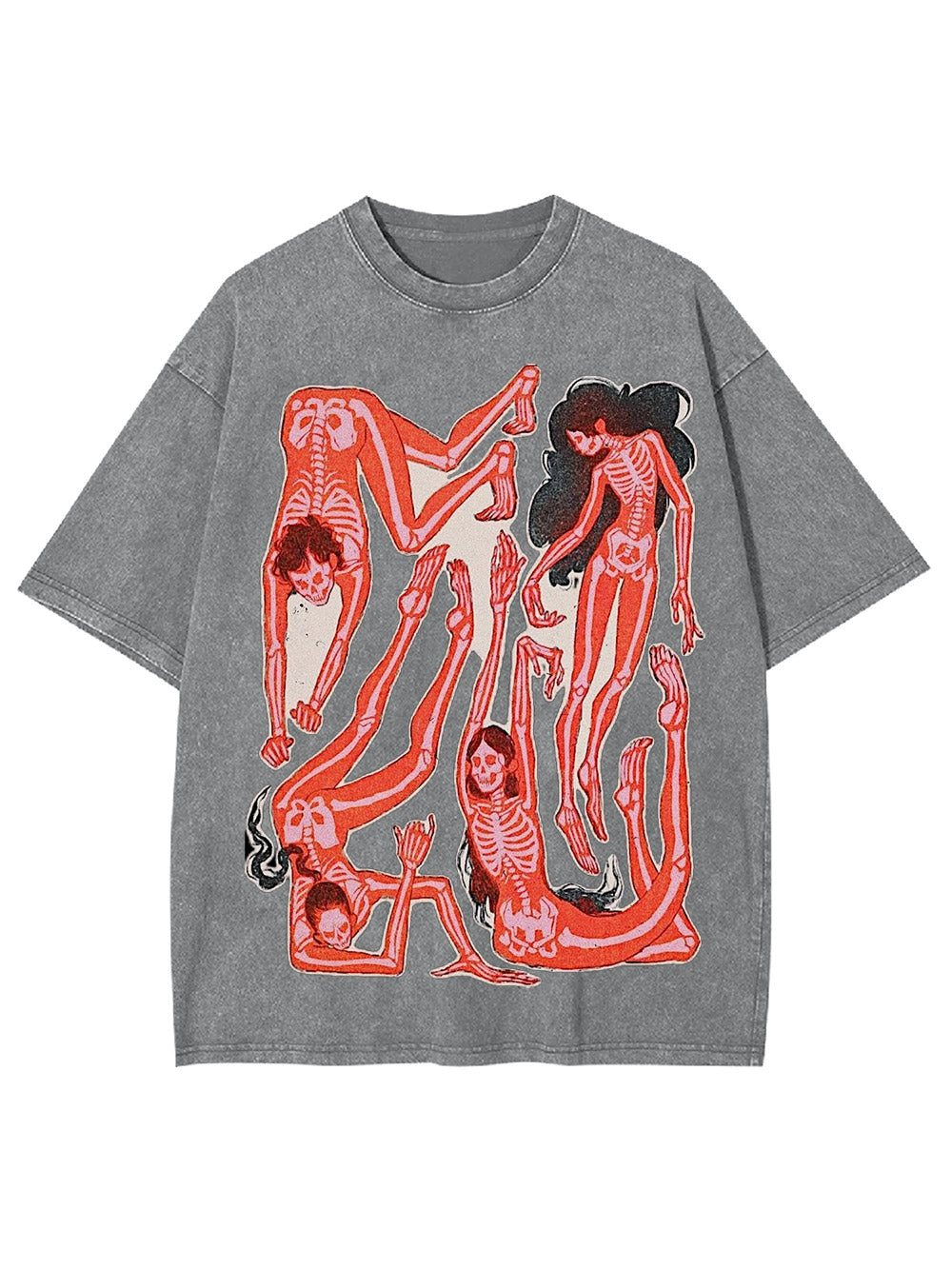 Dance Of The Skeletons Washed Tshirt