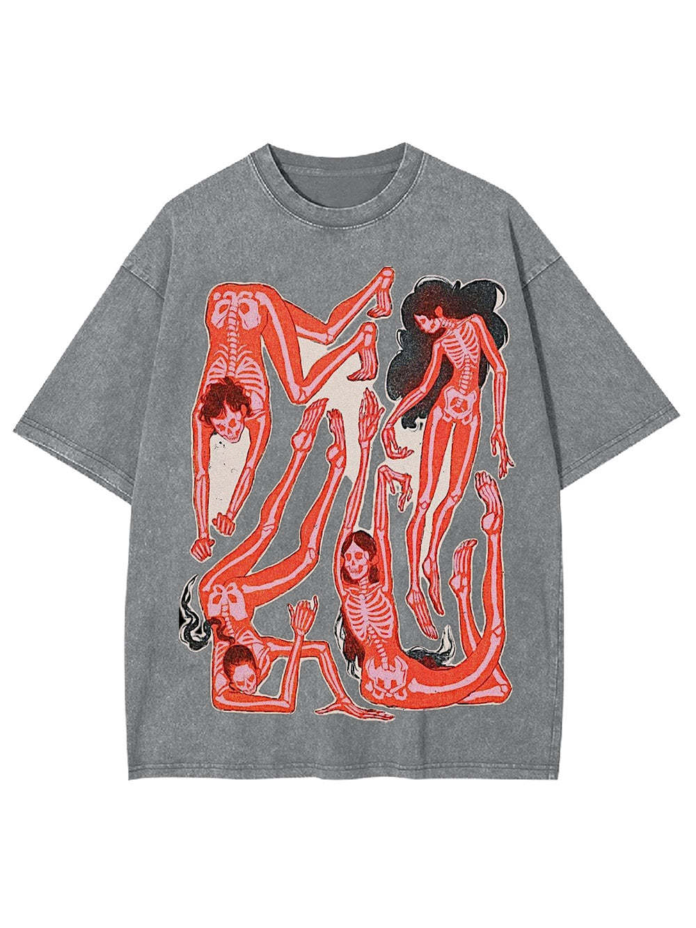 Dance Of The Skeletons Washed Tshirt