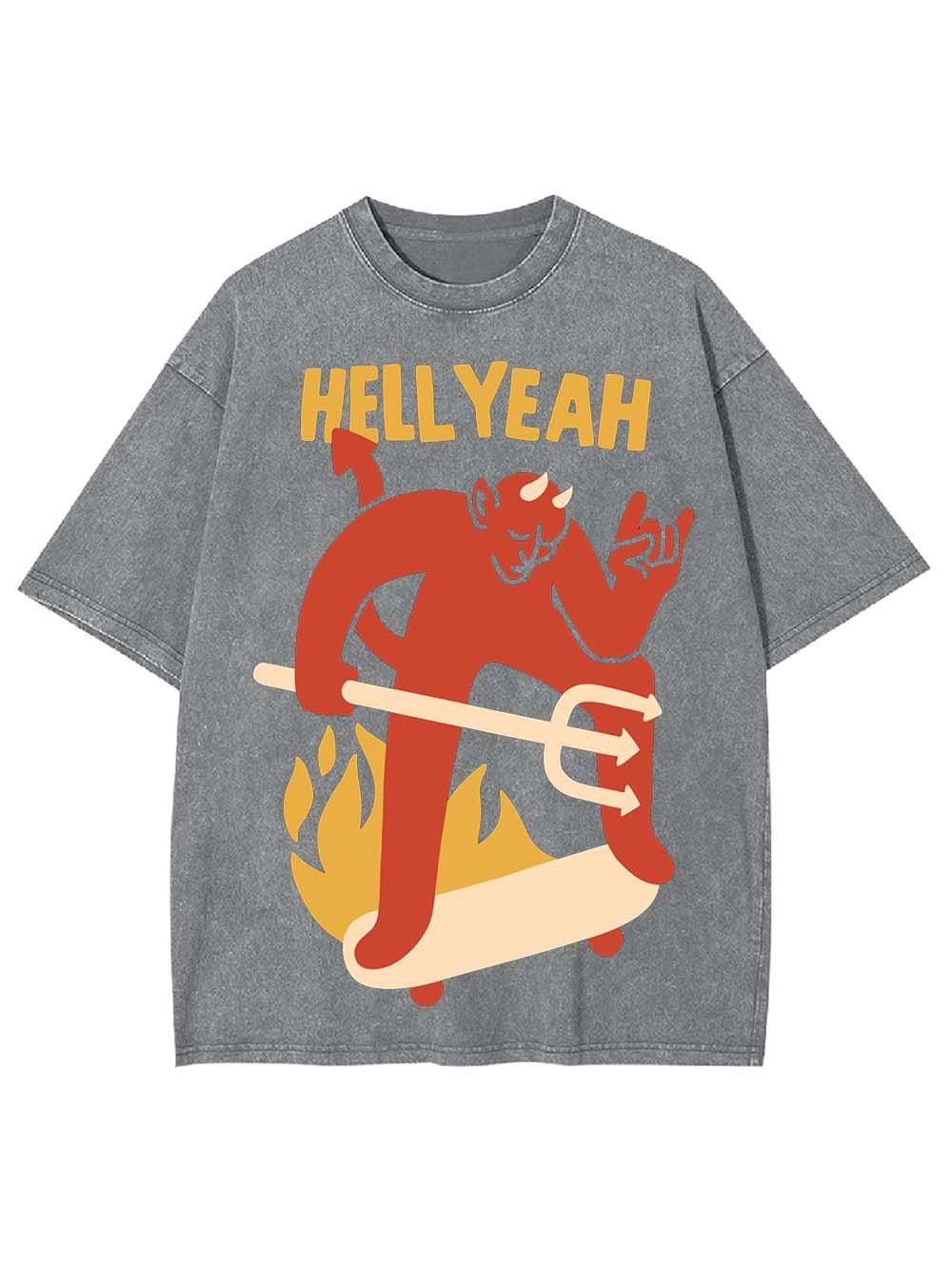 Hell Yeah Washed Tshirt