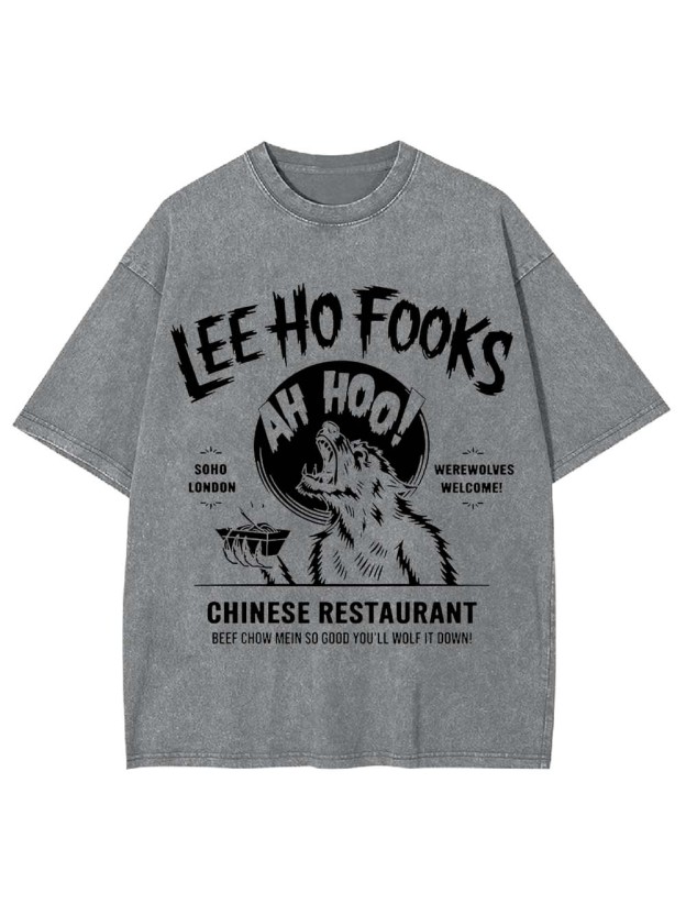 Werewolves Welcome Washed Tshirt