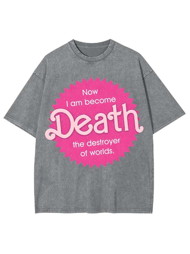 Sparkly Harbinger of Death Washed Tshirt