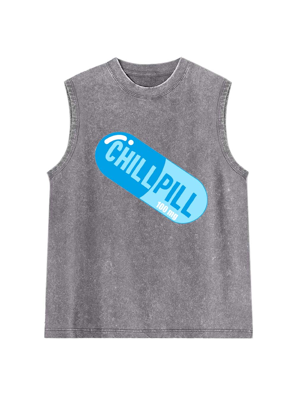 Chill Pill Washed Tank Top
