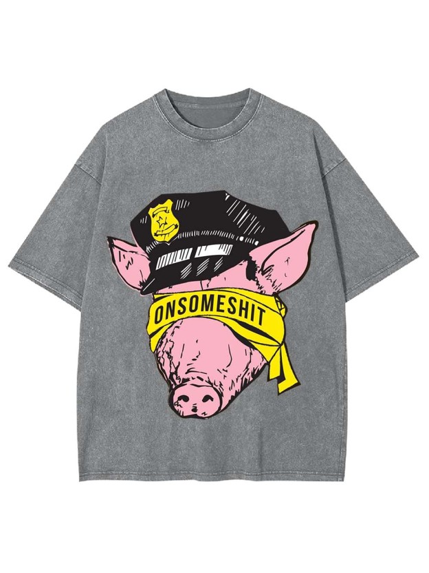Onsomeshit Washed Tshirt Onsomeshit