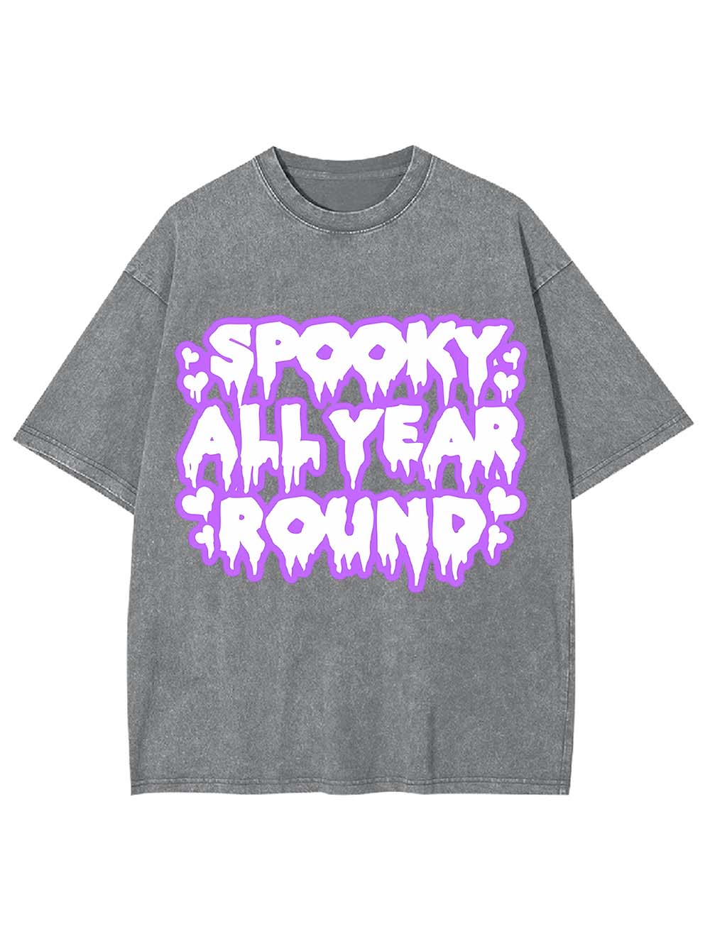 Spooku All Year Round Washed Tshirt