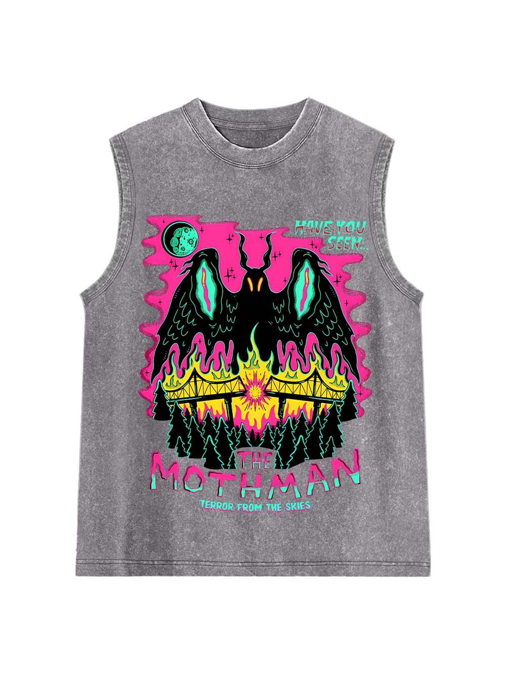 Mothman Washed Tank Top