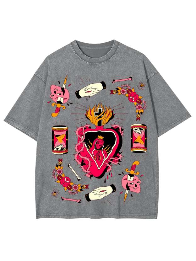 Heart Of Thorns Washed Tshirt