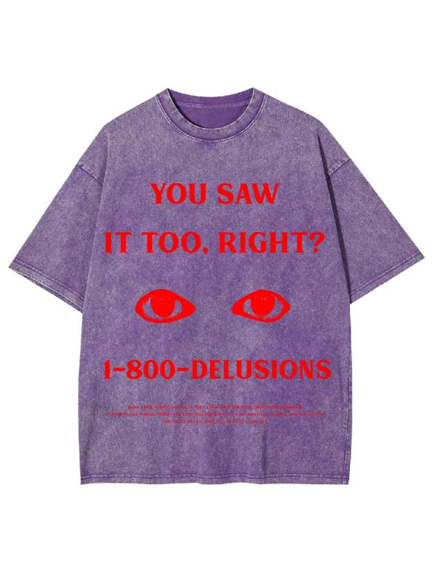Seeing Is Believing Washed Tshirt