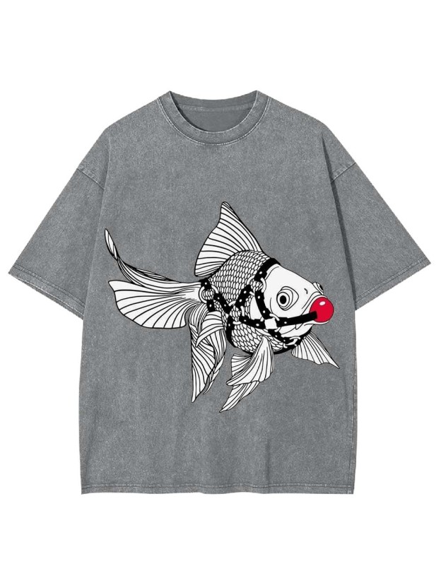 BOUND FISH WASHED TSHIRT