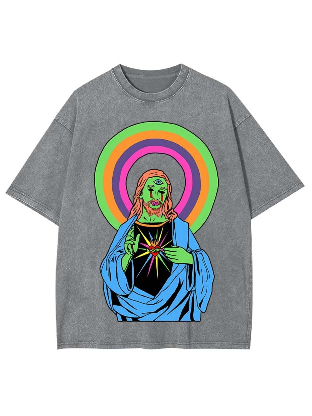 DIVINE VISION WASHED TSHIRT