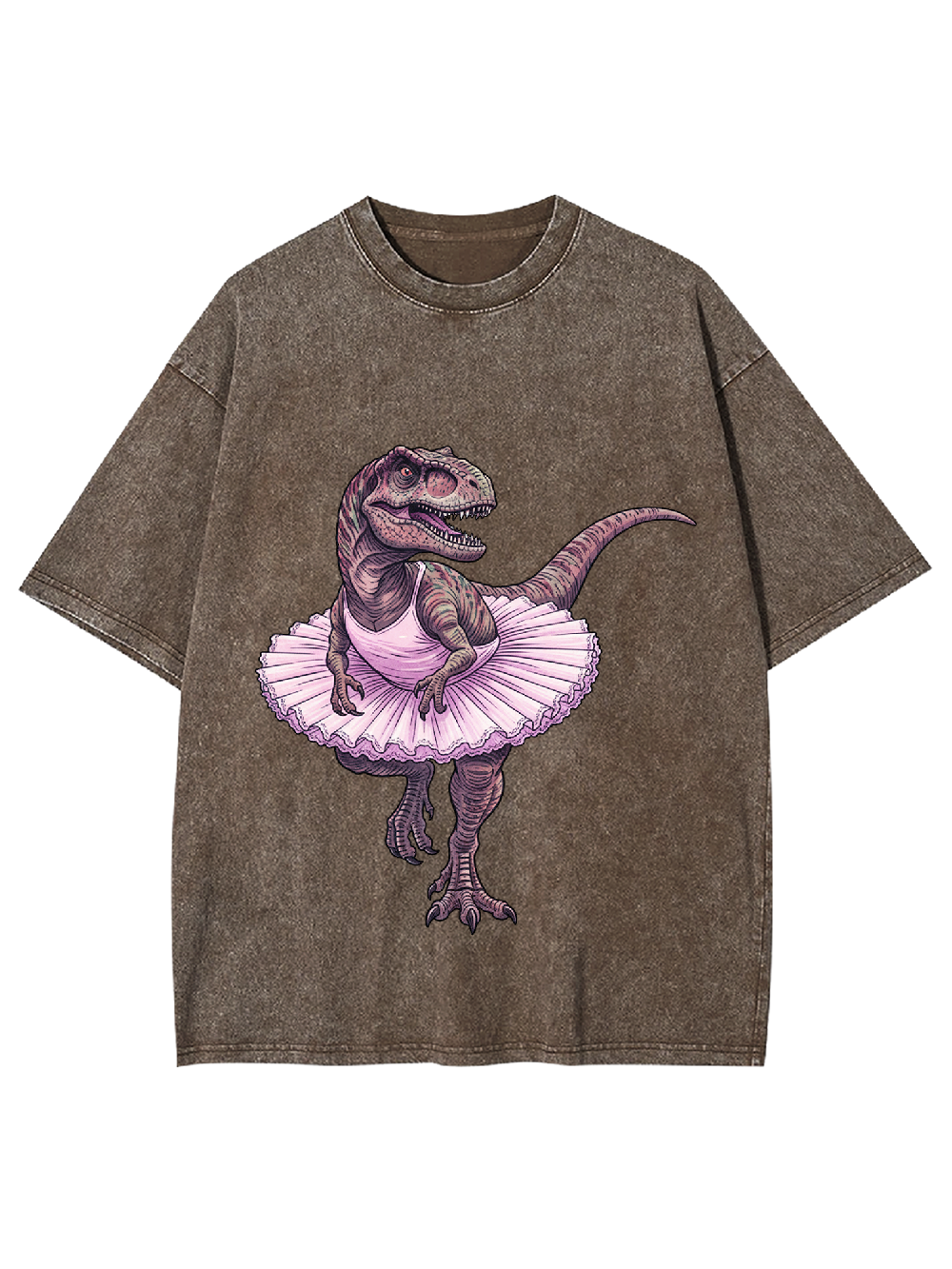 Ballerina T-Rex Washed Tshirt