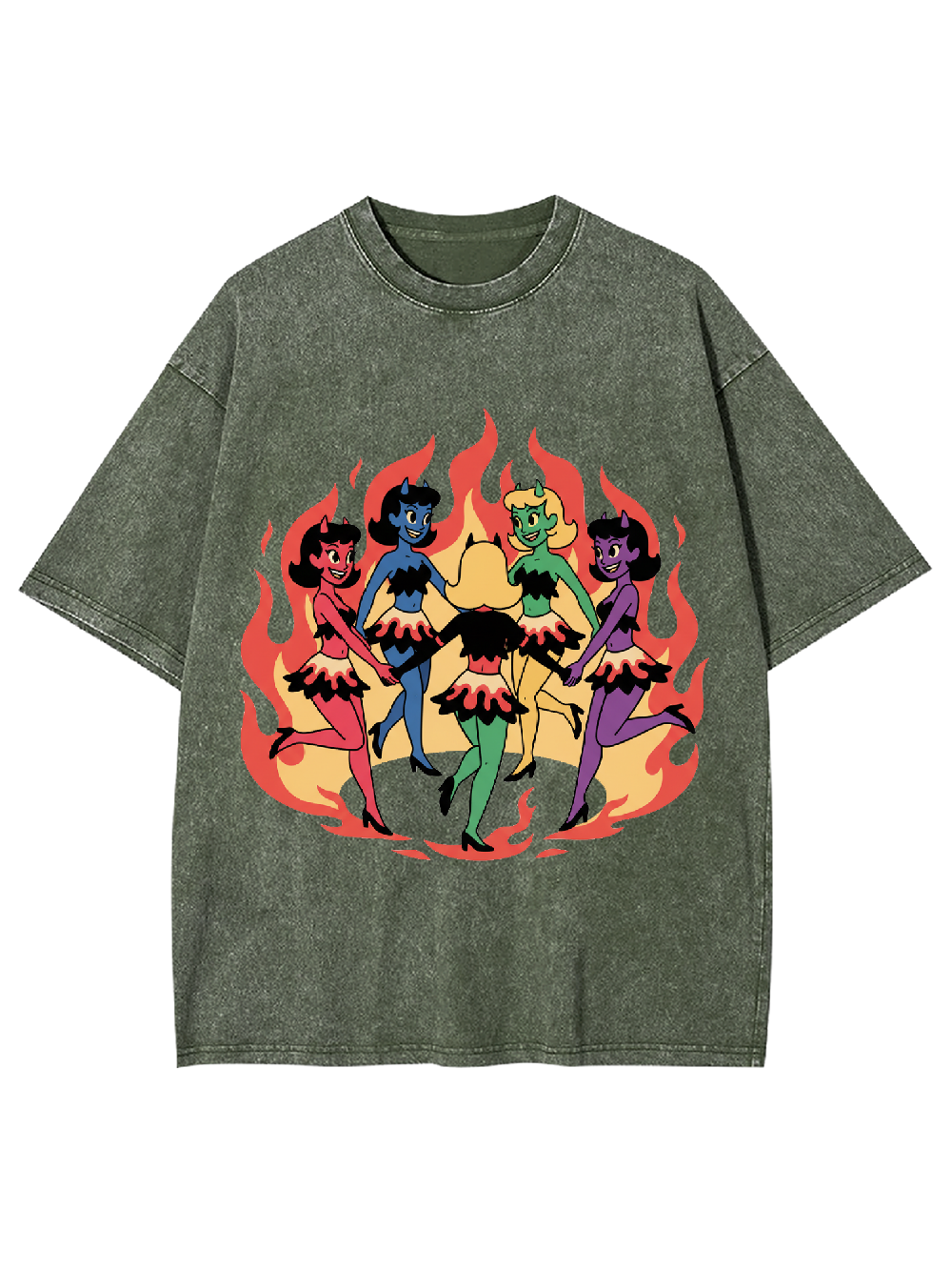 Dance of the Devils Washed Tshirt