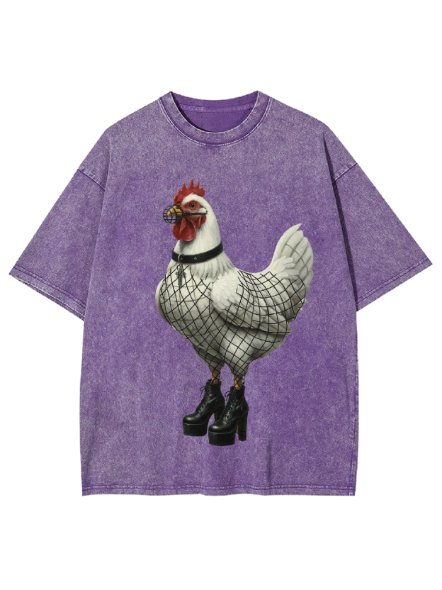 Stocking Chicken Washed Tshirt