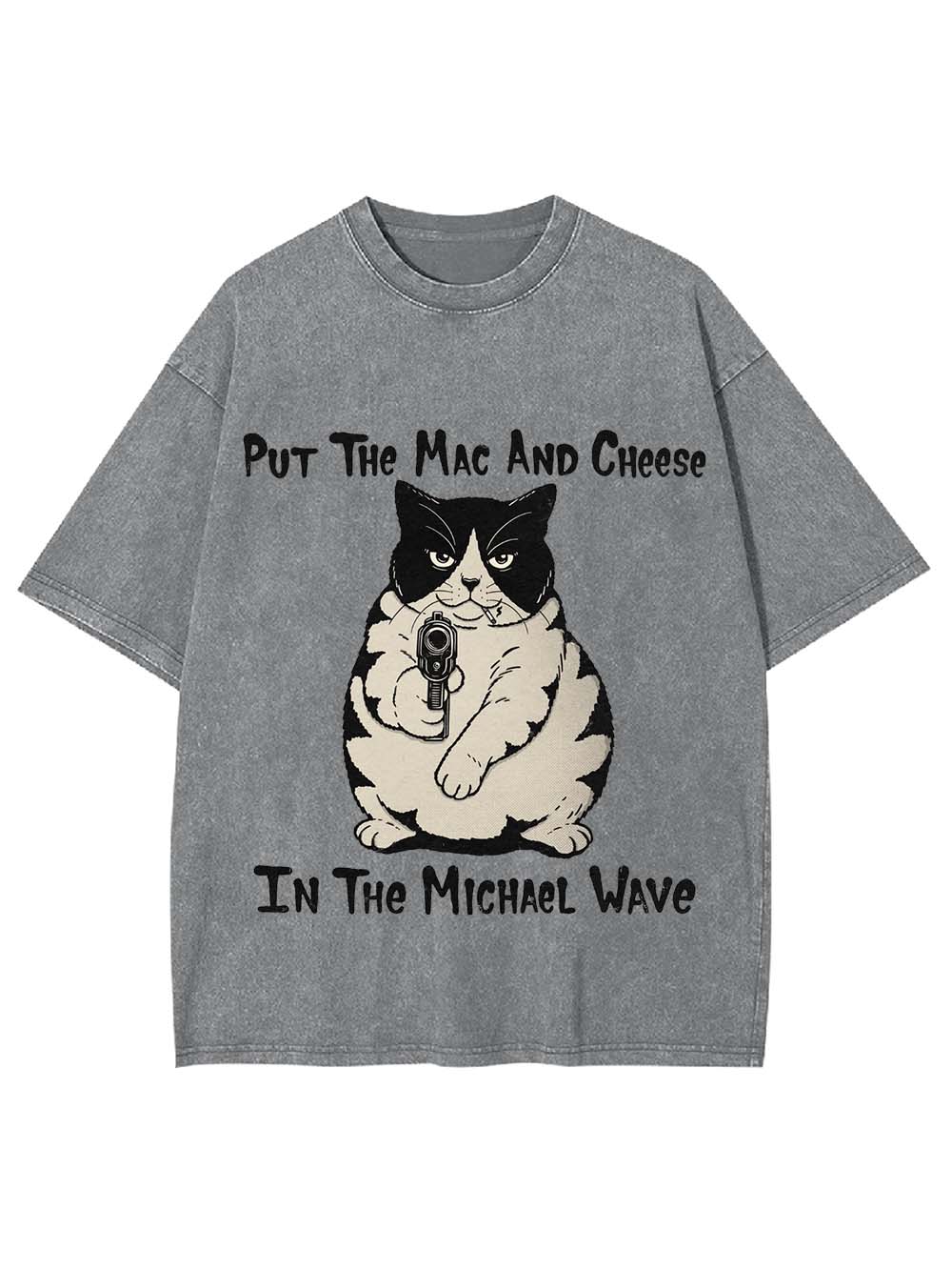 Put The Mac And Cheese Washed Tshirt