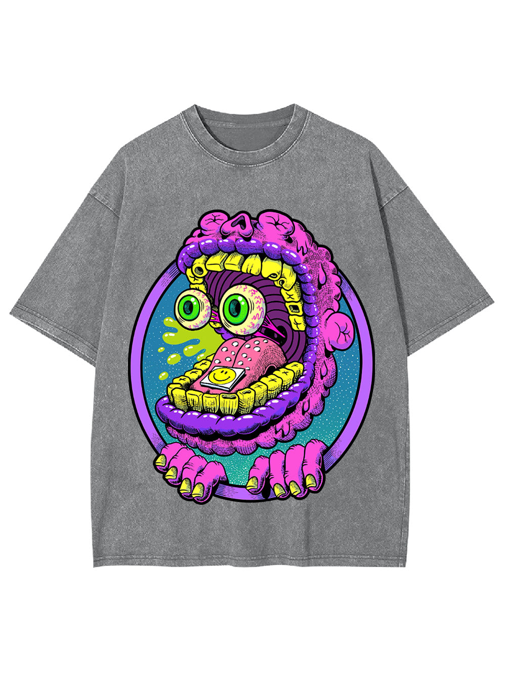 Monster Mouth Madness Washed Tshirt