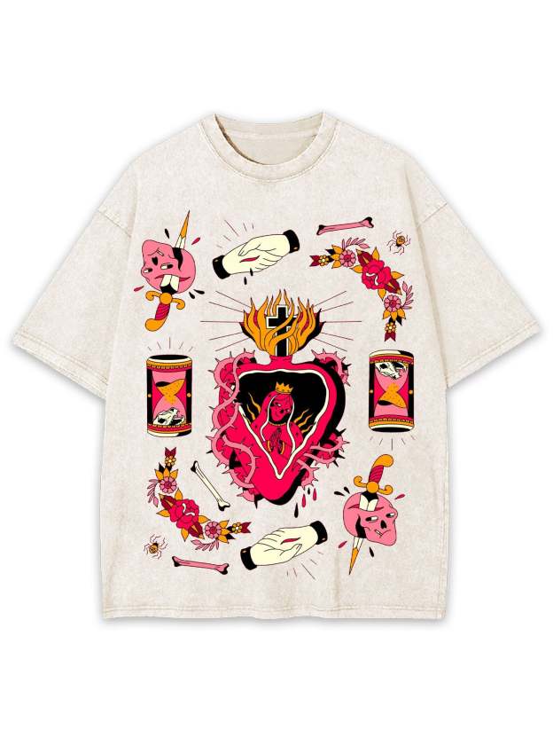 Heart Of Thorns Washed Tshirt