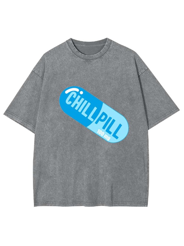 Chill Pill Washed Tshirt