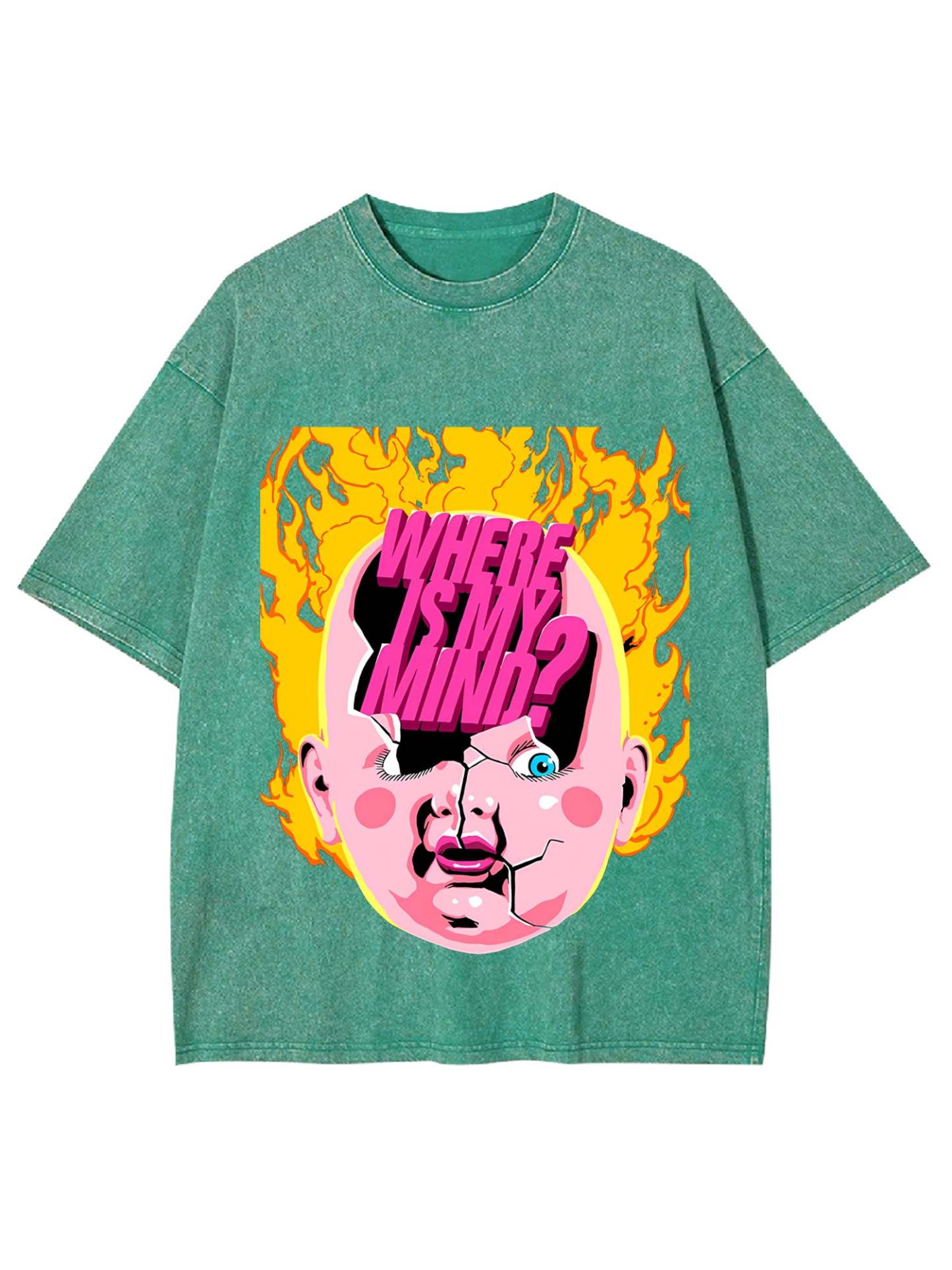 Where Is My Mind? Washed Tshirt