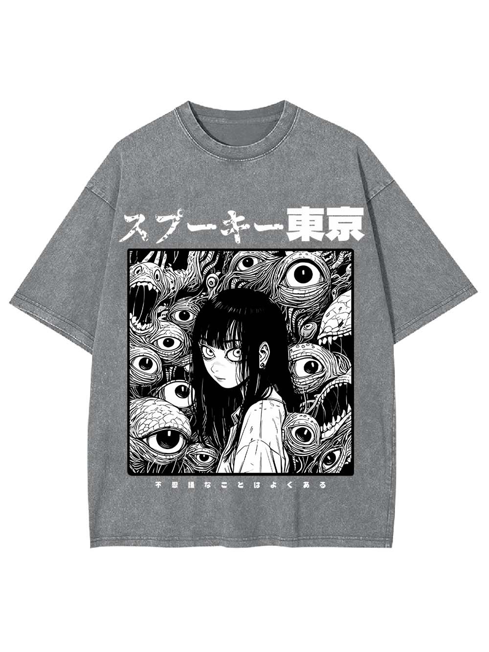 Spooky Tokyo Washed Tshirt