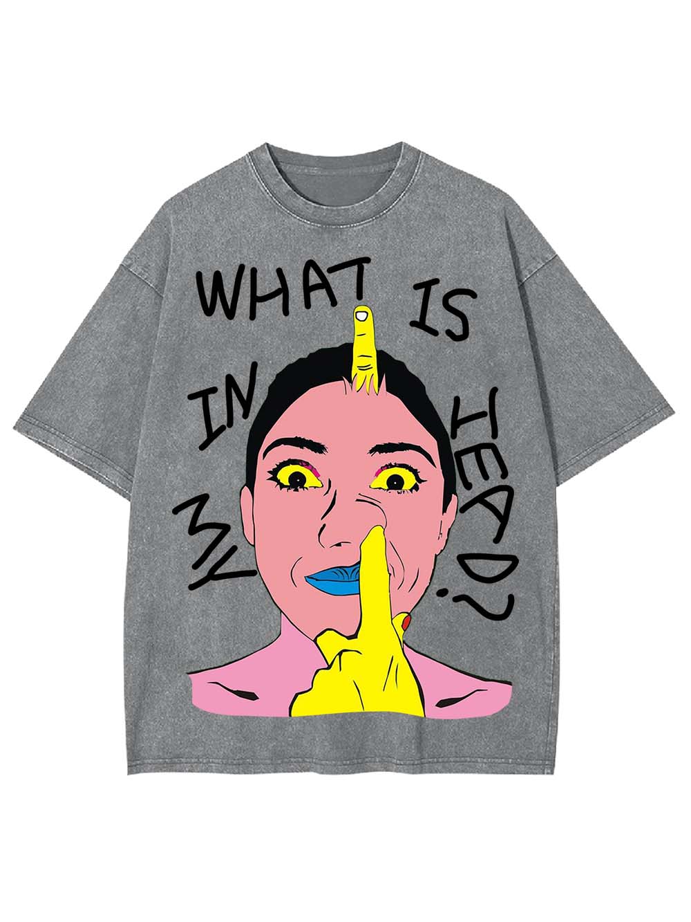 What Is In My Heads?  Washed Tshirt