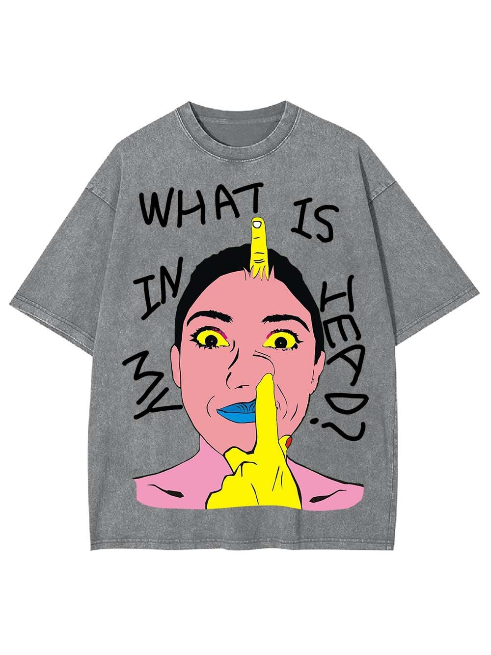What Is In My Heads?  Washed Tshirt