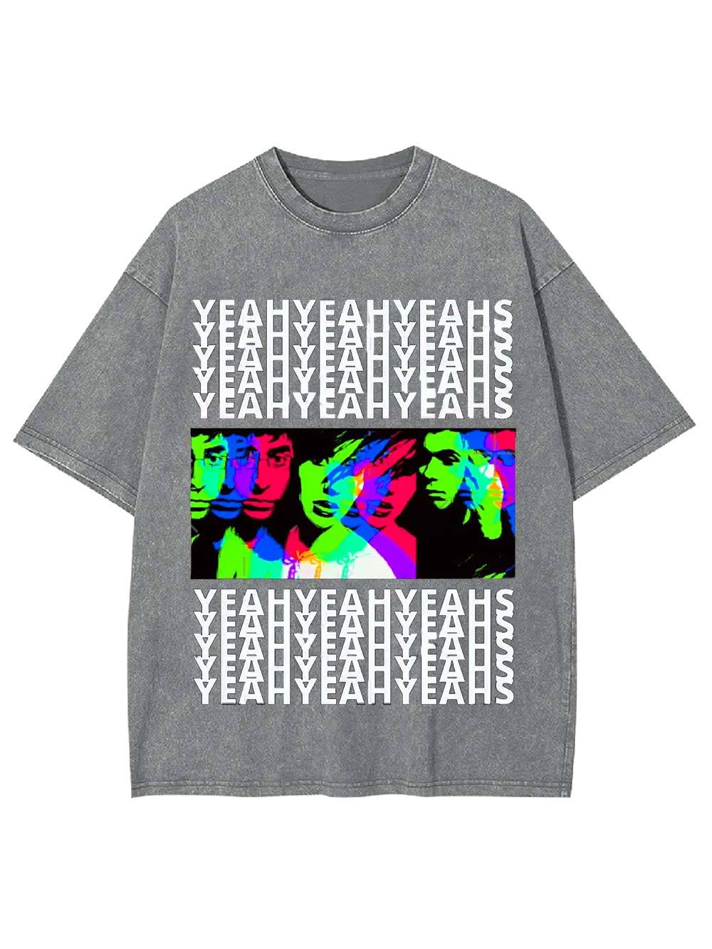Yeah Yeah Yeahs Vibes Washed Tshirt