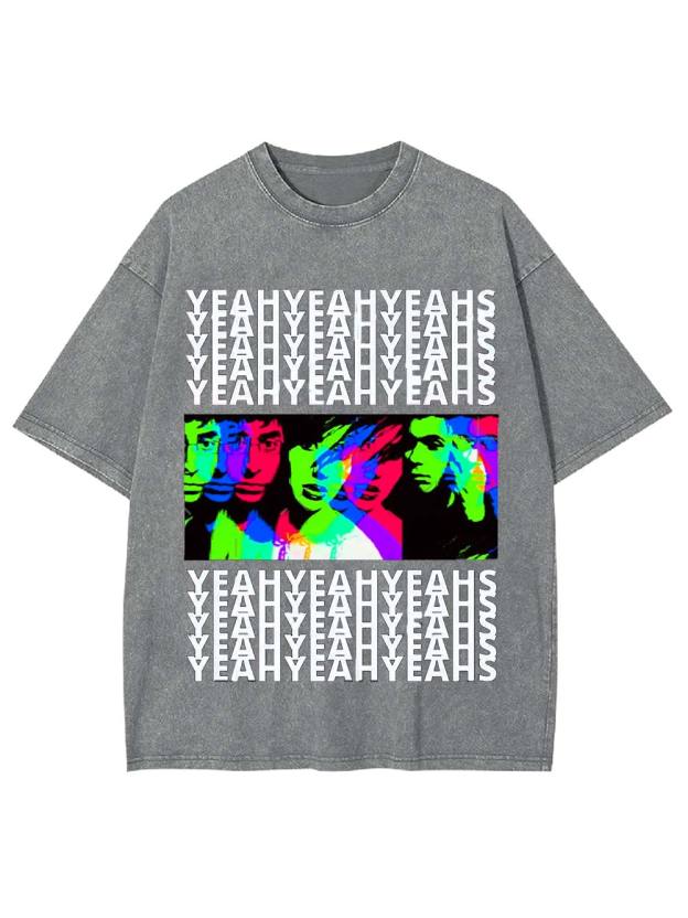 Yeah Yeah Yeahs Vibes Washed Tshirt
