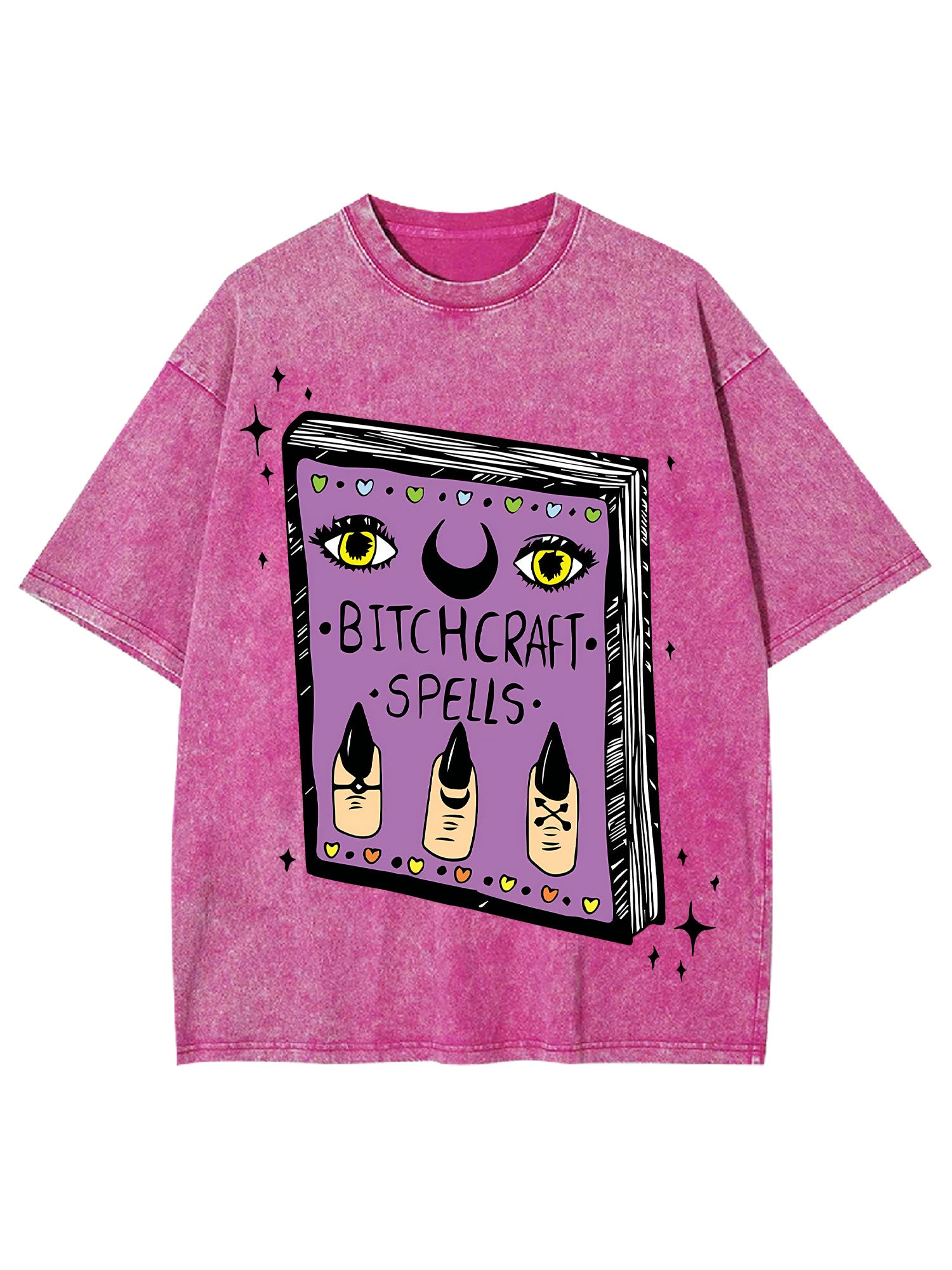 Bitchcraft Spells Washed Tshirt
