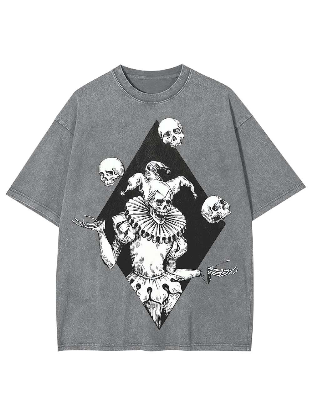 JESTER OF DEATH WASHED TSHIRT