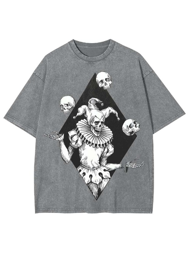 JESTER OF DEATH WASHED TSHIRT