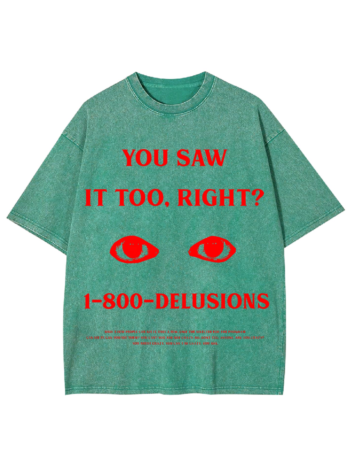 Seeing Is Believing Washed Tshirt