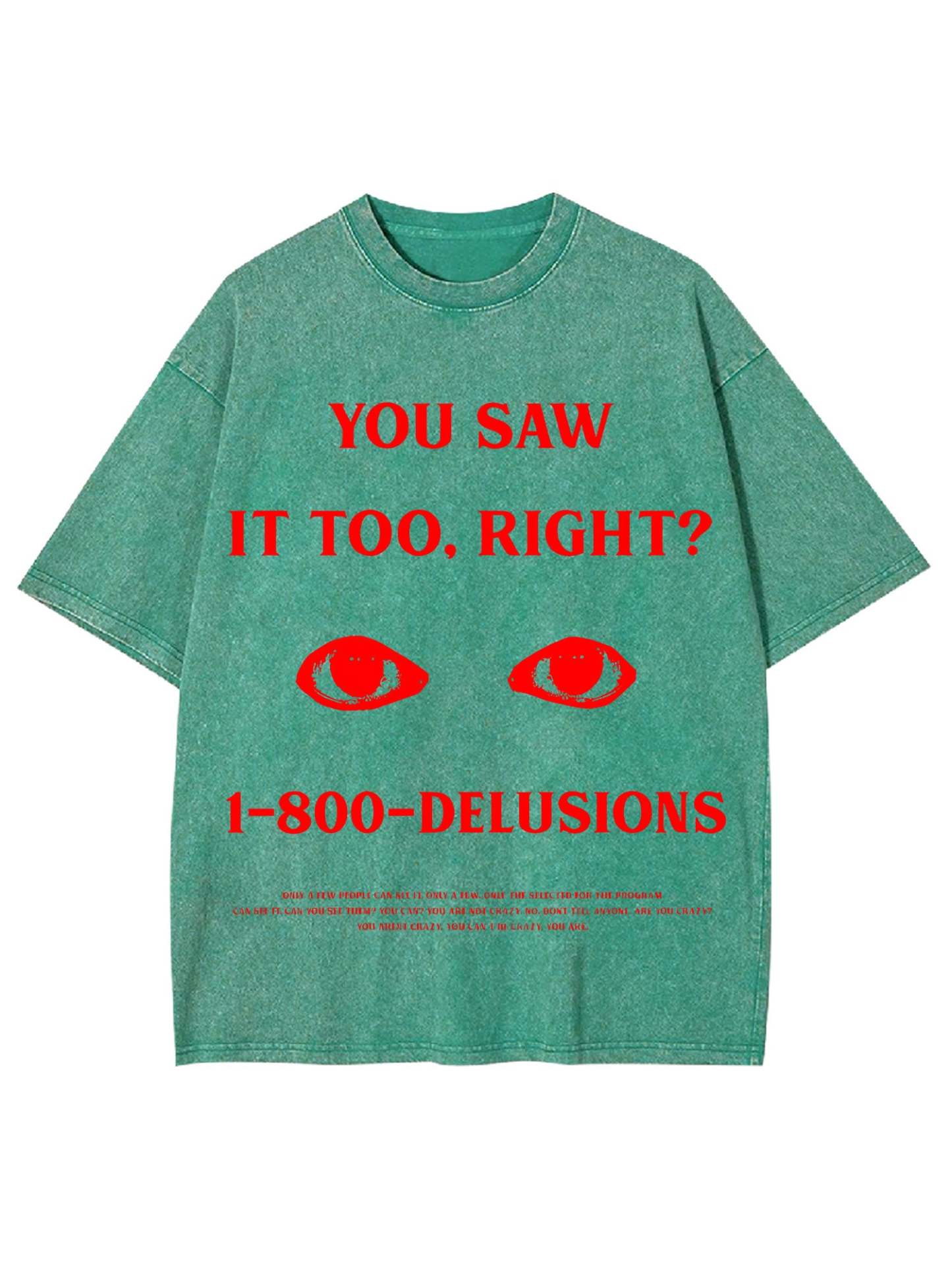 Seeing Is Believing Washed Tshirt