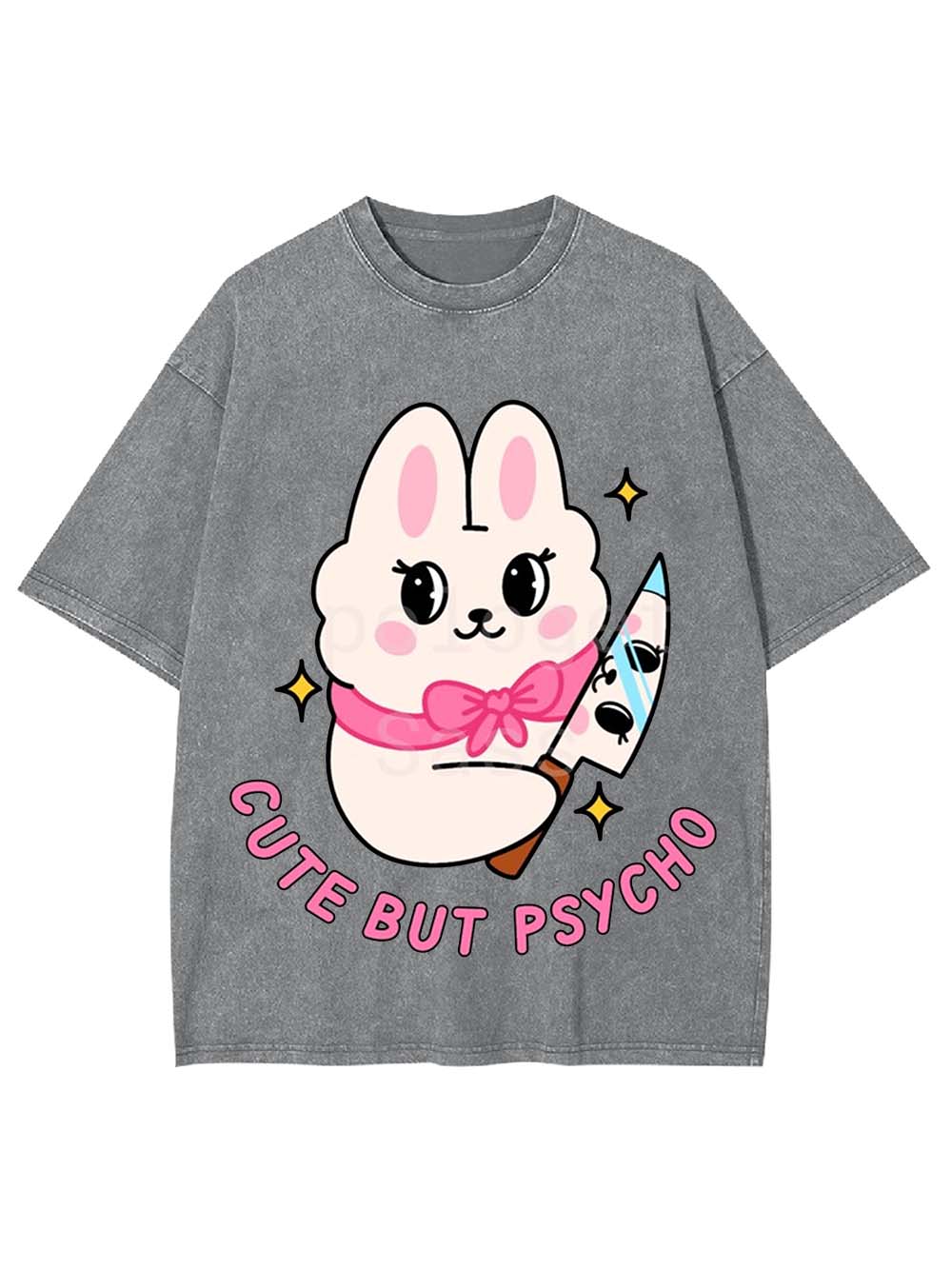Cute But Psycho Washed Tshirt
