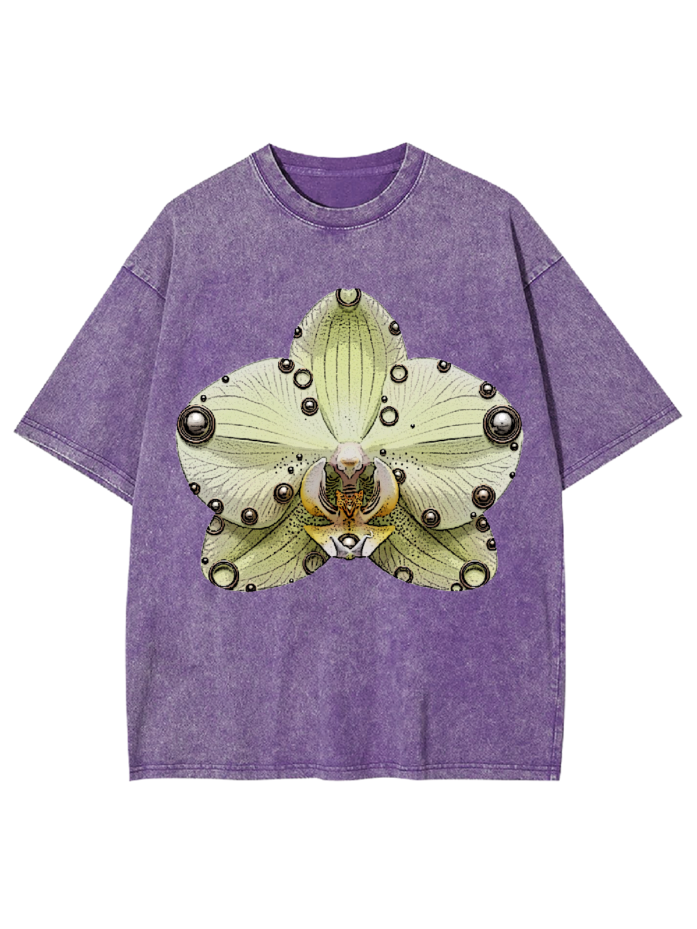 Riveted Orchid Washed Tshirt