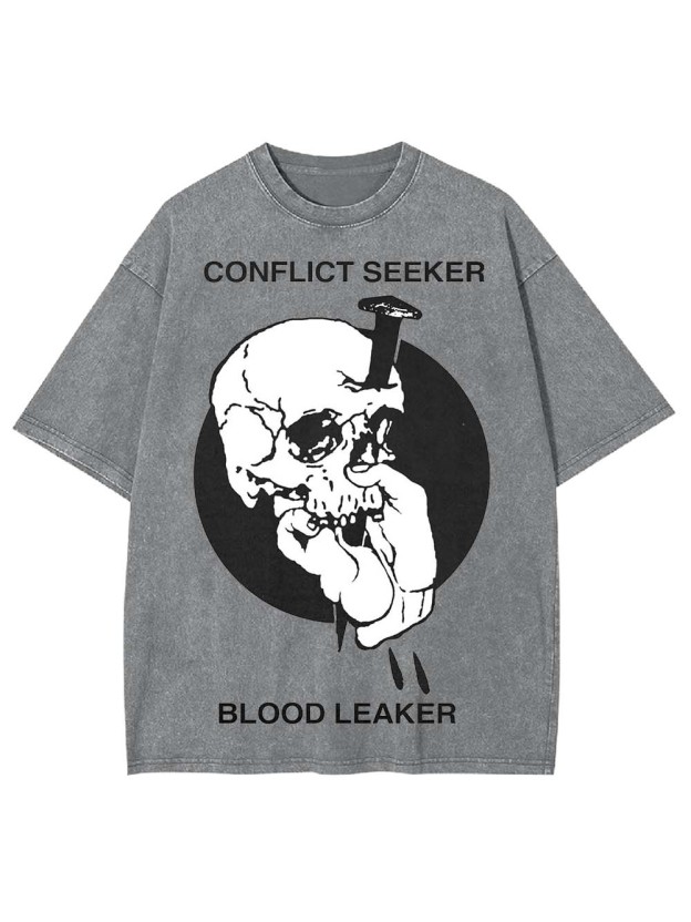 Conflict Seeker Washed Tshirt