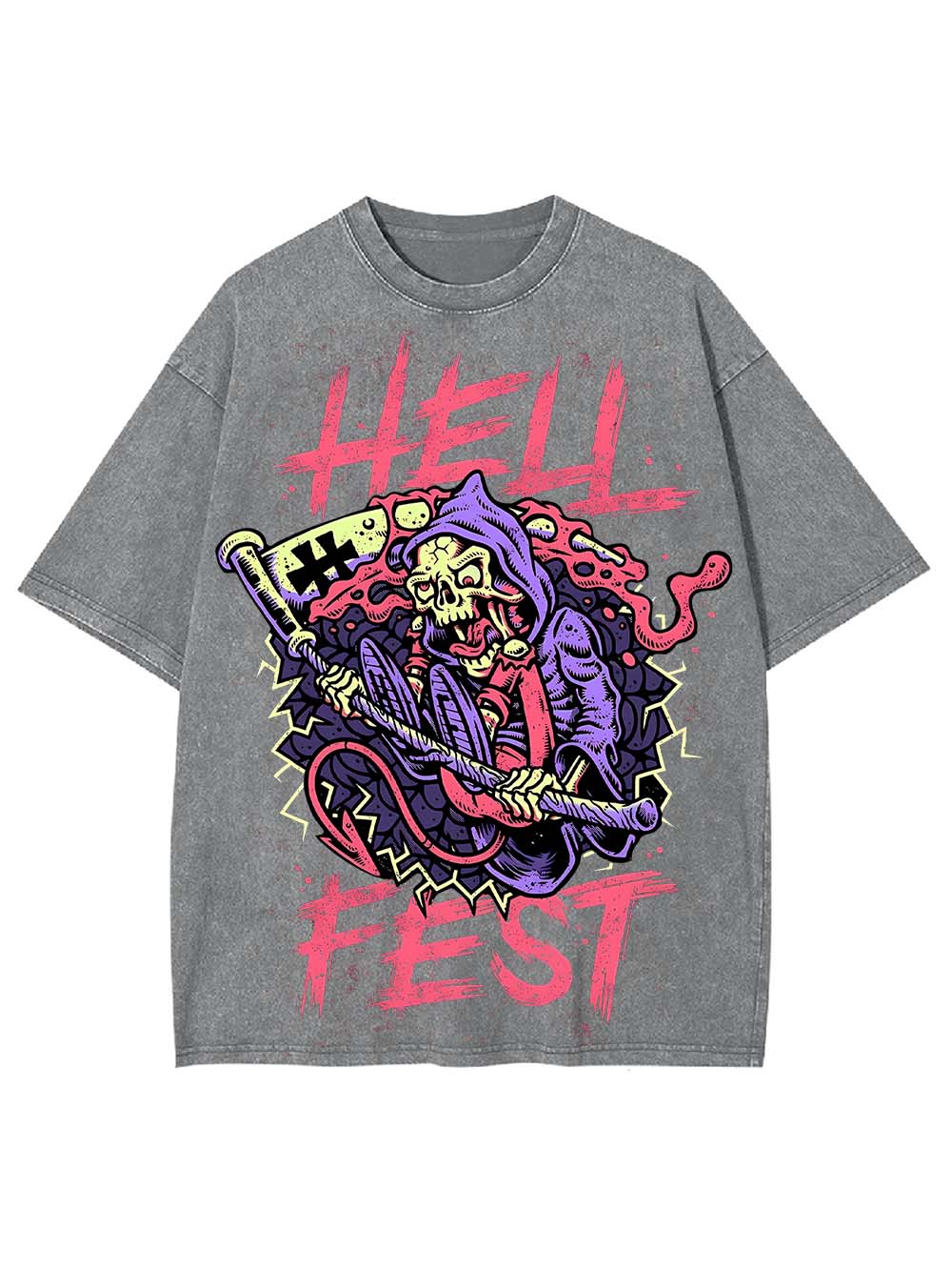 Hell Fest Washed Tshirt