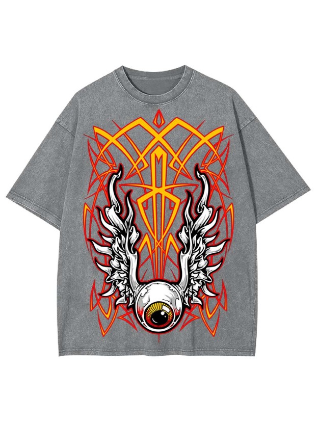 Winged Eye Emblem Washed Tshirt