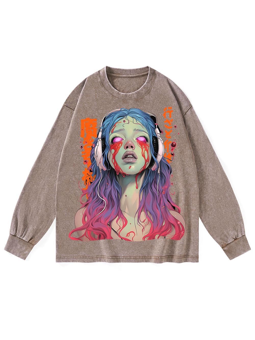 Ghost Song WASHED LONG-SLEEVE TSHIRT