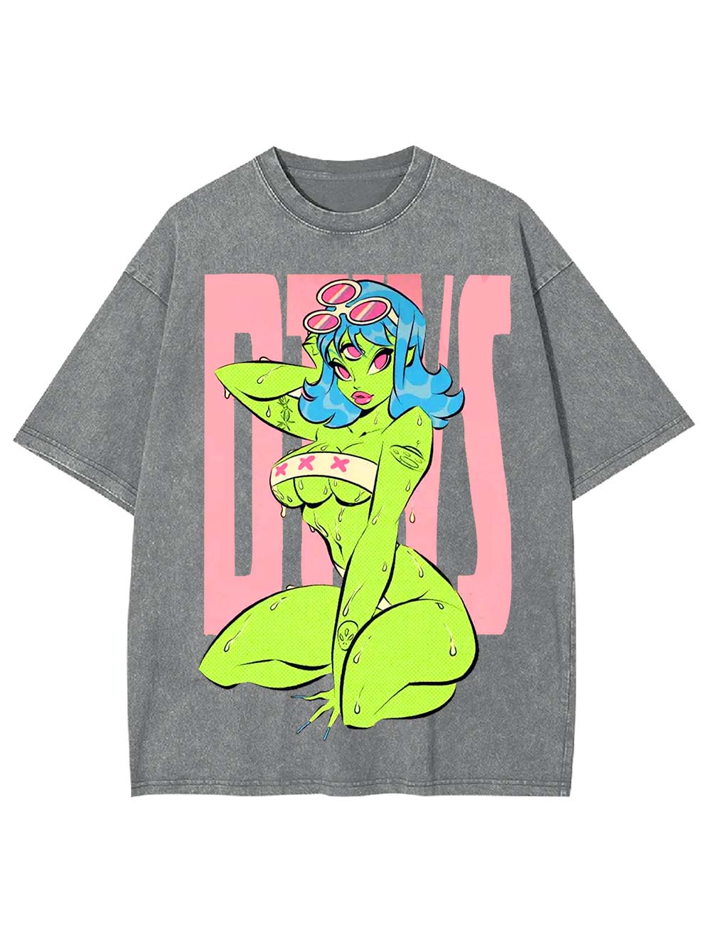 Alien Diva Washed Tshirt