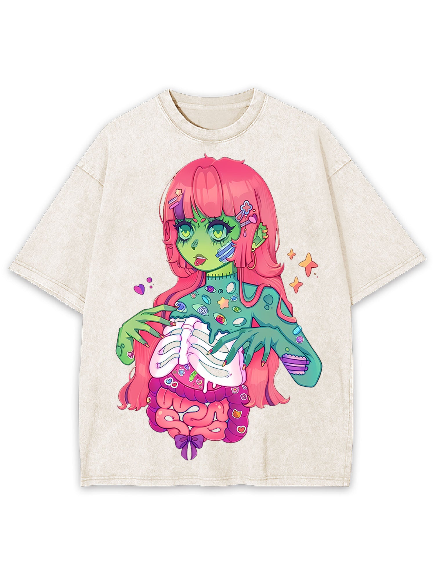 Zombie Sweetheart Washed Tshirt