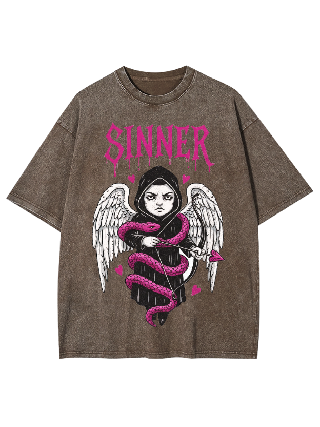 Sinner Washed Tshirt