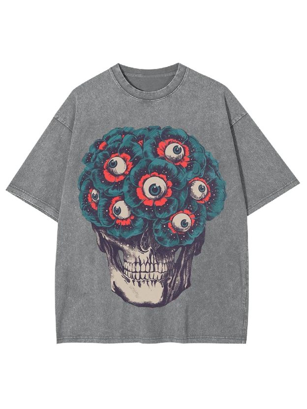 Blooming Gaze Washed Tshirt
