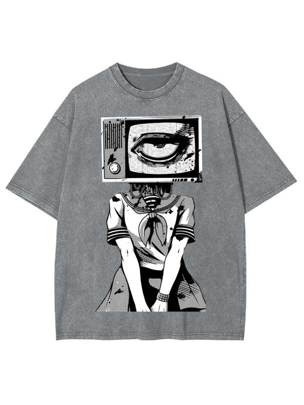 Eye On Screen Washed Tshirt