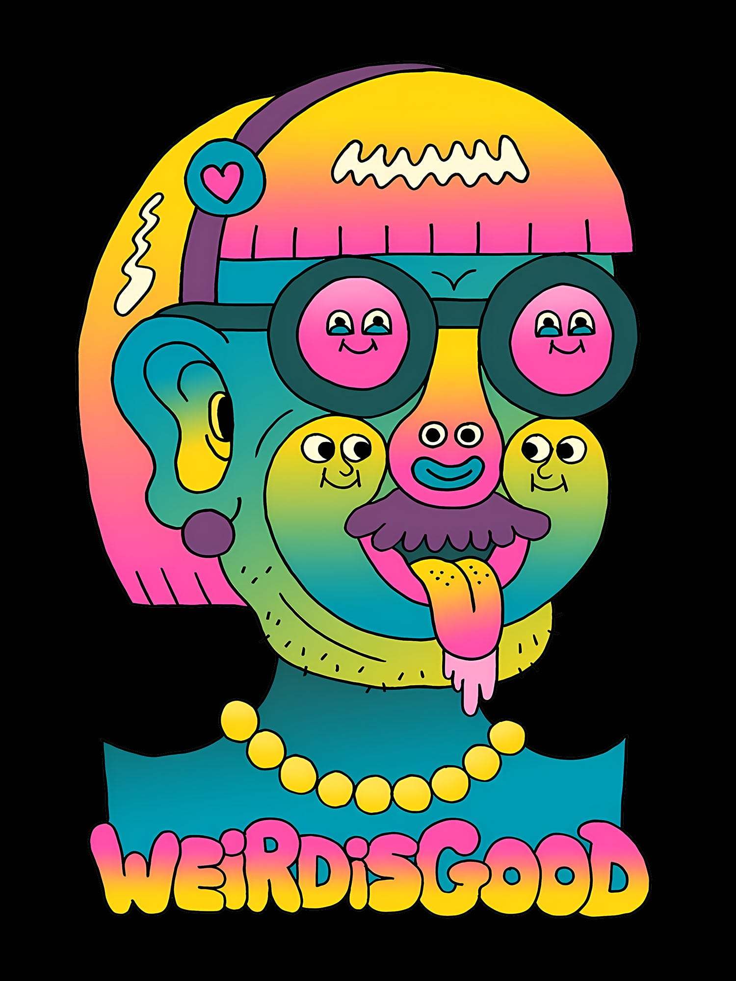 Weirdisgood Washed Tshirt