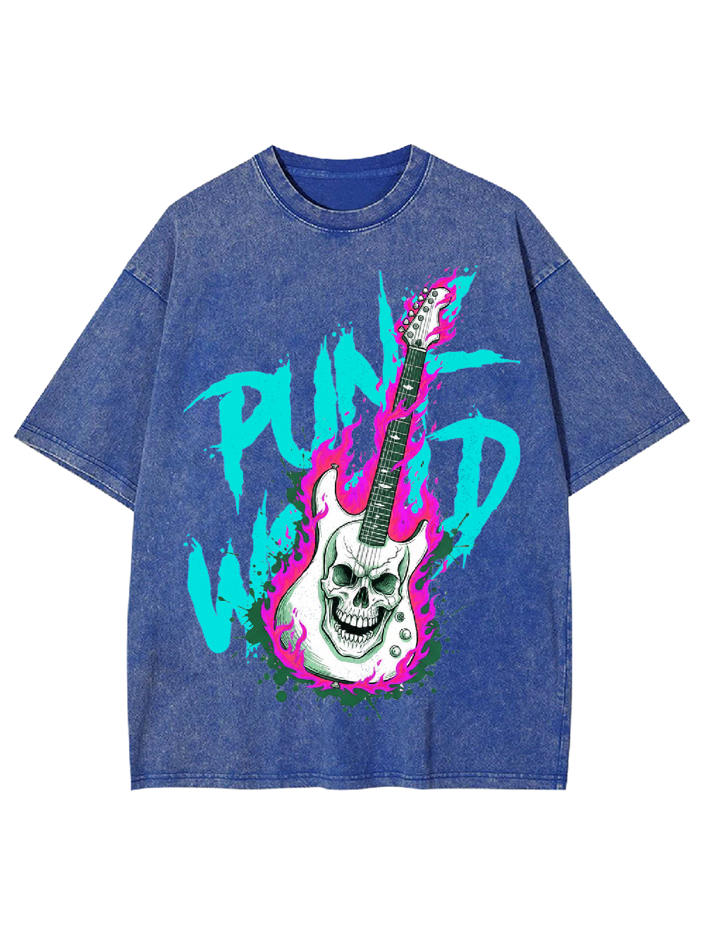 Punk World Washed Tshirt