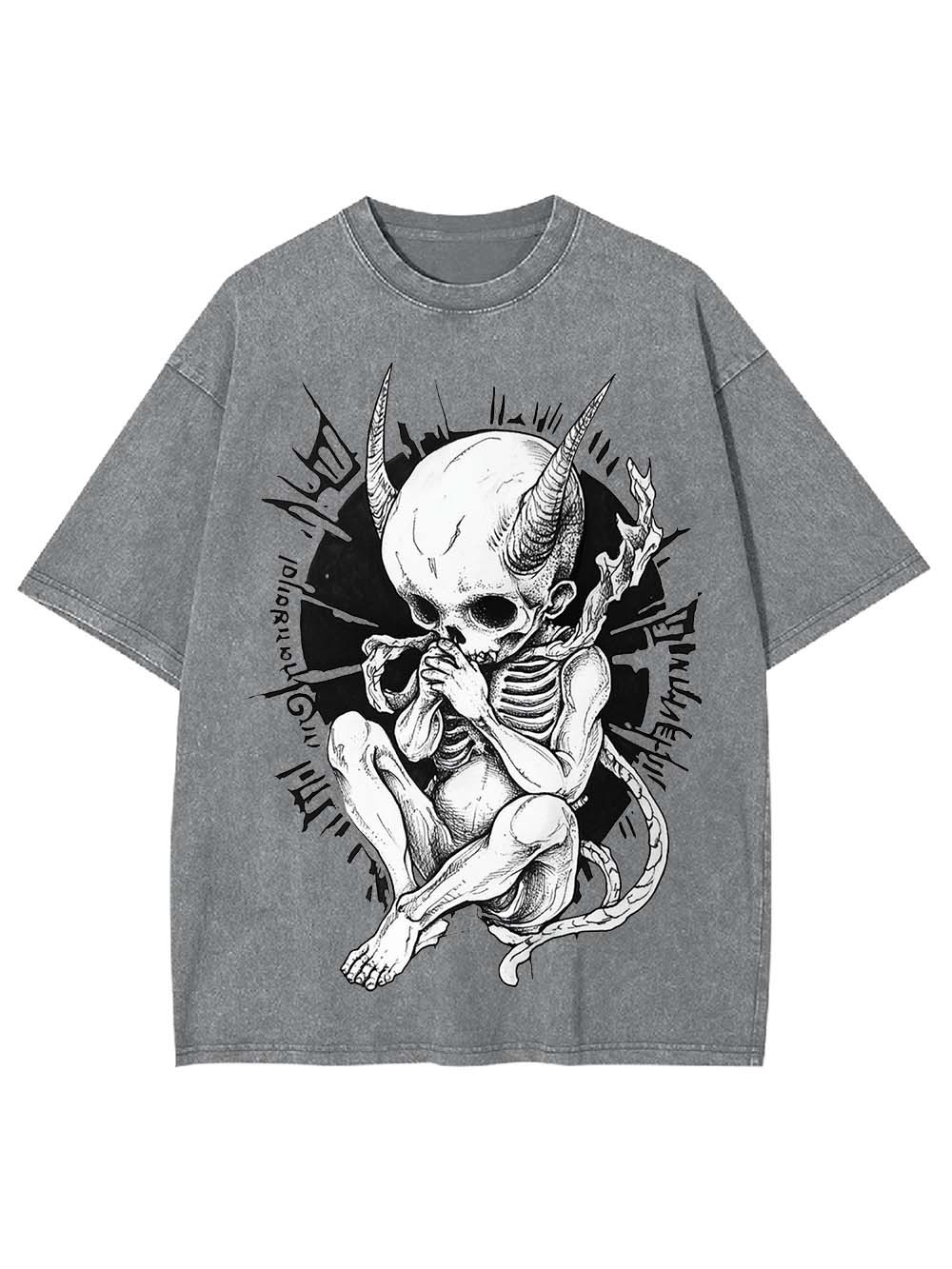 DEMONIC INFANTWASHED TSHIRT