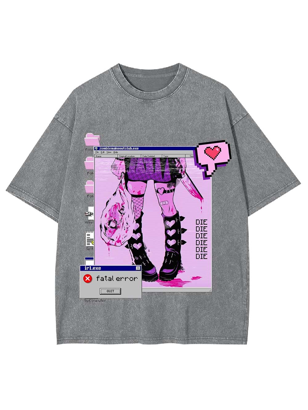 Fatal Error Washed Tshirt