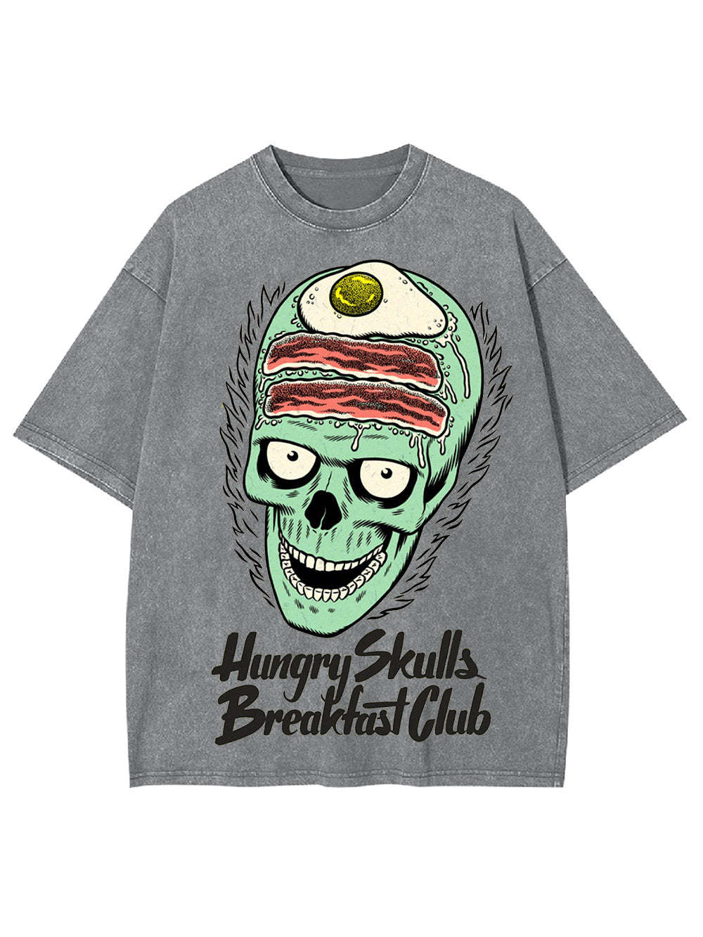 Hungry Skull's Breakfast Club Washed Tshirt