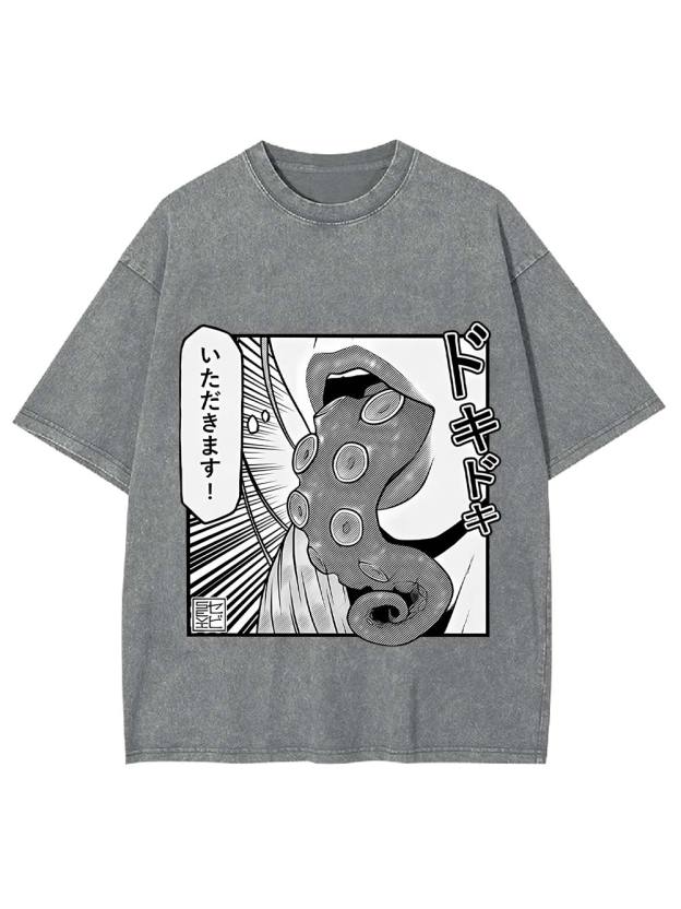 Tentacle Washed Tshirt