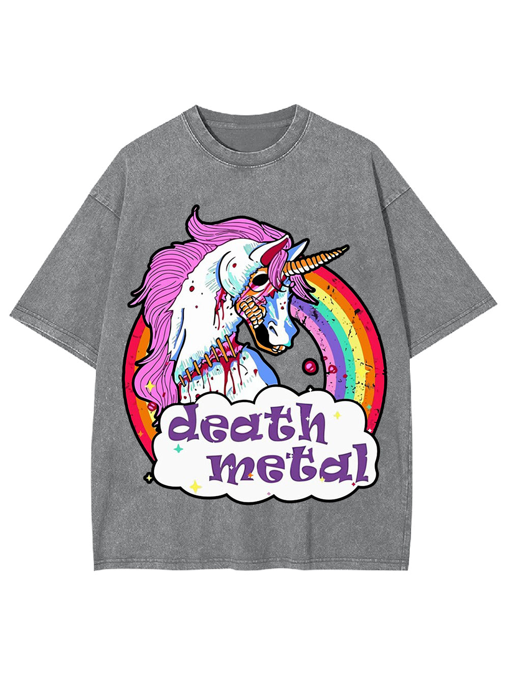 Death Metal Washed Tshirt