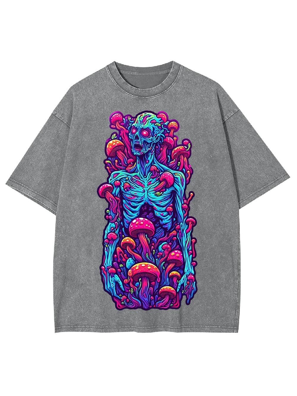 Mushroom Rebirth Washed Tshirt